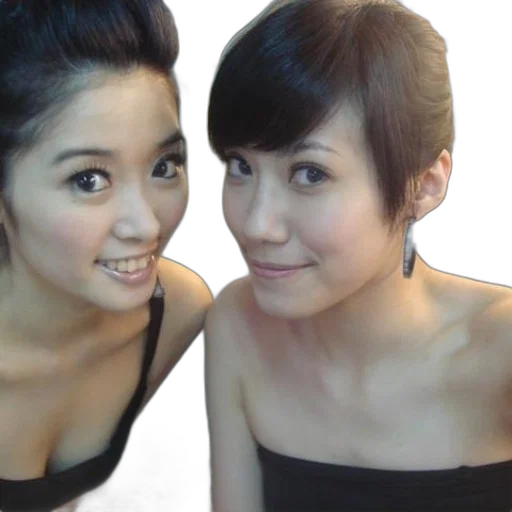 photorealistic, monochrome, dark, two transparent PNG cut-out