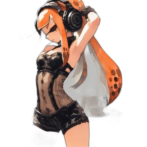 dress, mask, jacket, concept art transparent PNG cut-out