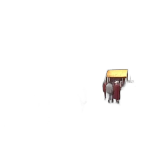 robot, creature, staff, hat transparent PNG cut-out
