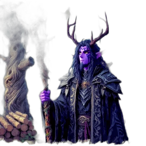 fantasy art, concept art, comic book art, 3d render transparent PNG cut-out