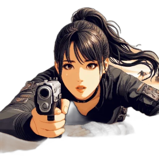 weapon, comic book art, concept art, anime transparent PNG cut-out