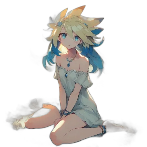 dress, staff, dragon, mask transparent PNG cut-out
