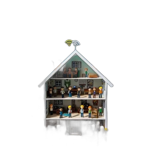 bottle, furniture, building, 3d render transparent PNG cut-out