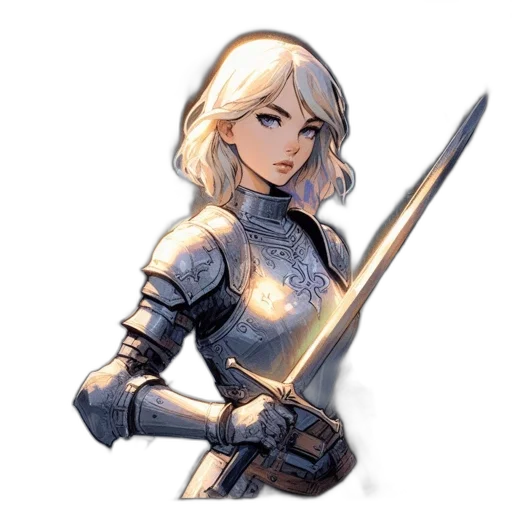sword, staff, weapon, fantasy art transparent PNG cut-out