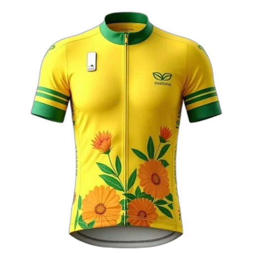 jacket, yellow, green, cycling transparent PNG cut-out