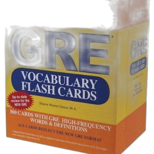 barron, gre, vocabulary, flash transparent PNG cut-out