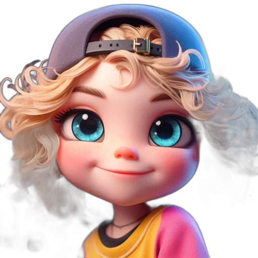 face, staff, 3d render, concept art transparent PNG cut-out