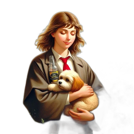staff, animal, jacket, creature transparent PNG cut-out
