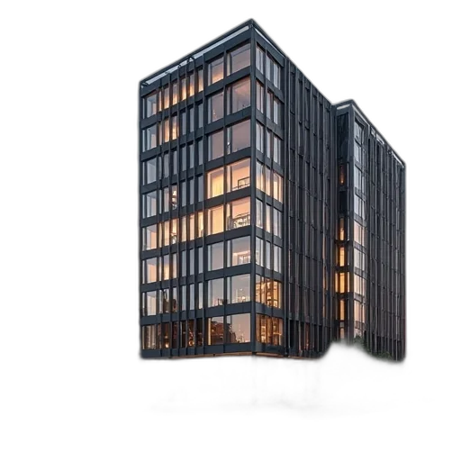 building, furniture, 3d render, concept art transparent PNG cut-out