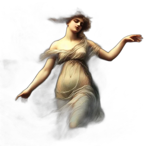 dress, staff, fantasy art, concept art transparent PNG cut-out