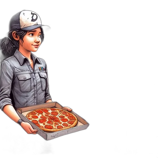 food, concept art, 3d render, photorealistic transparent PNG cut-out