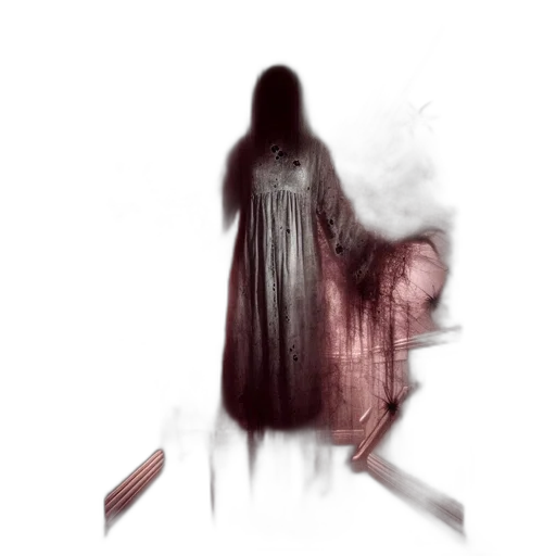 dress, jacket, hair, creature transparent PNG cut-out