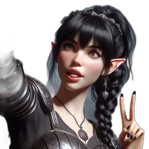 face, staff, fantasy art, concept art transparent PNG cut-out