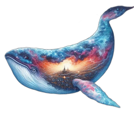 fantasy art, concept art, watercolor, pixel art transparent PNG cut-out