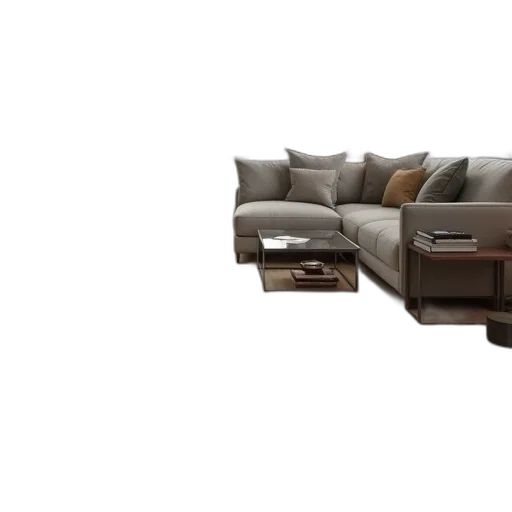 furniture, 3d render, photorealistic, concept art transparent PNG cut-out