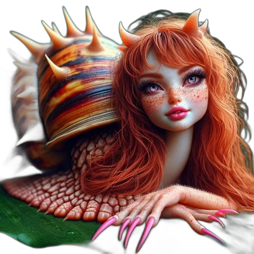 creature, fantasy art, photorealistic, 3d render transparent PNG cut-out