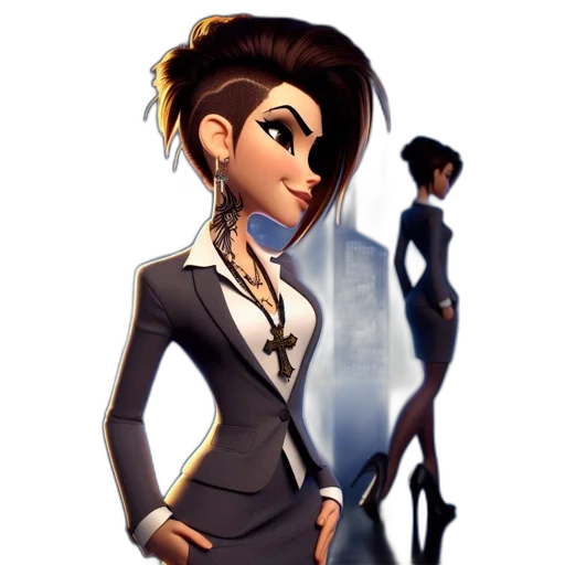 staff, jacket, dress, jewelry transparent PNG cut-out