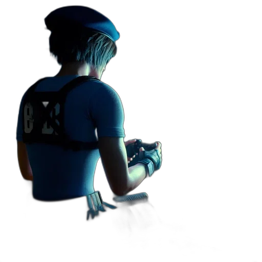 staff, robot, hat, bottle transparent PNG cut-out