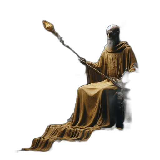 staff, sword, weapon, dress transparent PNG cut-out