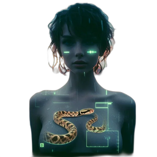 jewelry, robot, cyberpunk, concept art transparent PNG cut-out
