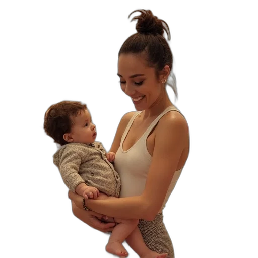 brittany, jones, shopping, baby transparent PNG cut-out