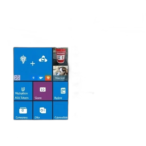 3d render, blue, screen, shot transparent PNG cut-out