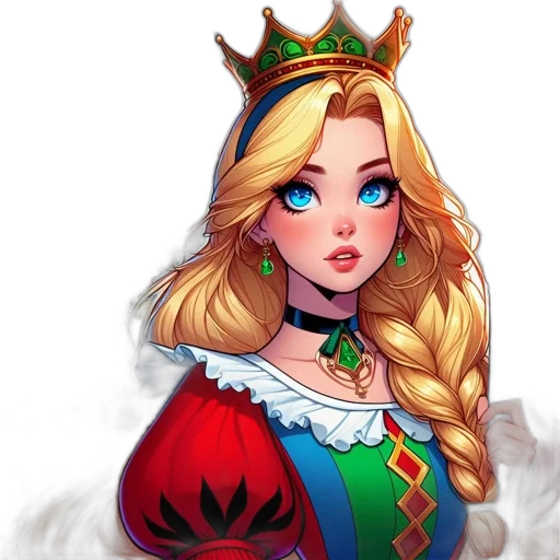 crown, staff, jewelry, fantasy art transparent PNG cut-out