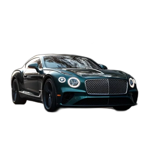 car, 3d render, photorealistic, bentley transparent PNG cut-out