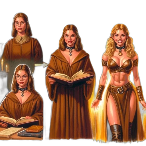 concept art, fantasy art, comic book art, pixel art transparent PNG cut-out