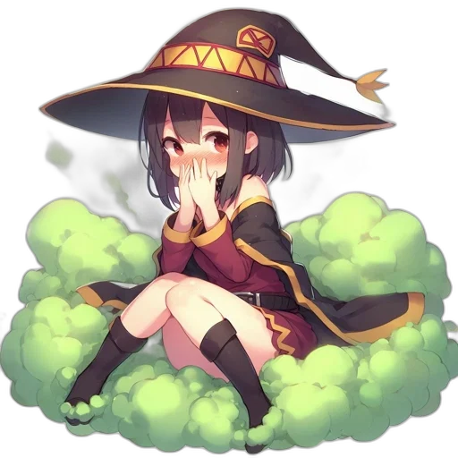 dragon, staff, hat, weapon transparent PNG cut-out