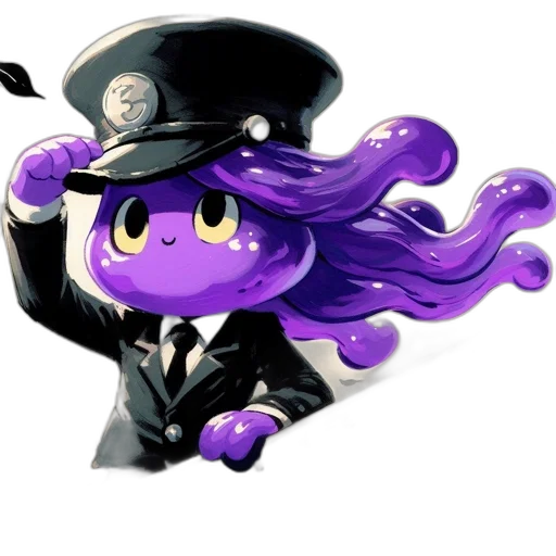 staff, hat, creature, weapon transparent PNG cut-out