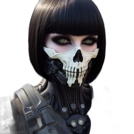 mask, face, robot, staff transparent PNG cut-out