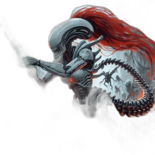 sword, weapon, dragon, creature transparent PNG cut-out