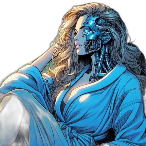 mask, comic book art, concept art, fantasy art transparent PNG cut-out