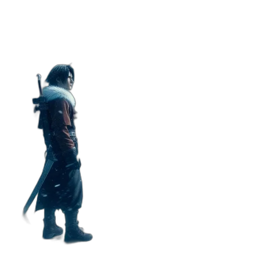 sword, jacket, weapon, staff transparent PNG cut-out