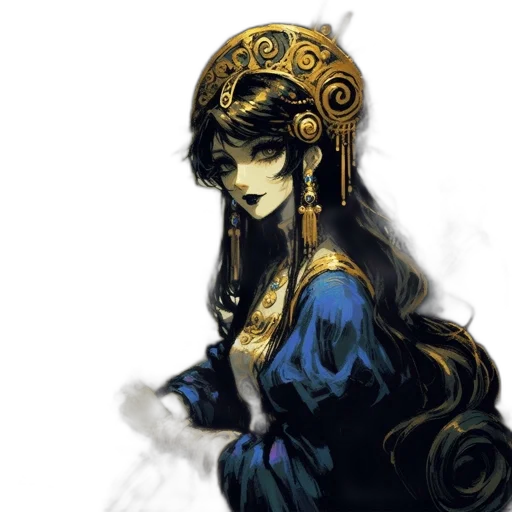 crown, mask, dress, face transparent PNG cut-out