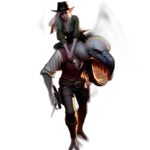 mask, hat, staff, dragon transparent PNG cut-out