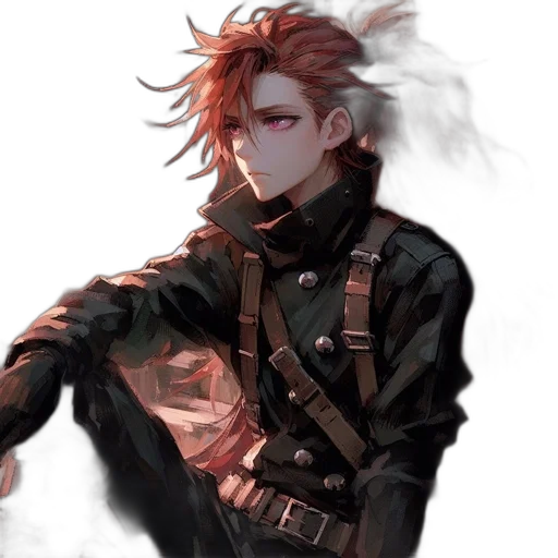 jacket, staff, weapon, sword transparent PNG cut-out