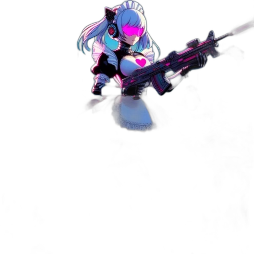 weapon, staff, sword, robot transparent PNG cut-out
