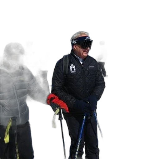 staff, fog, snow, group transparent PNG cut-out