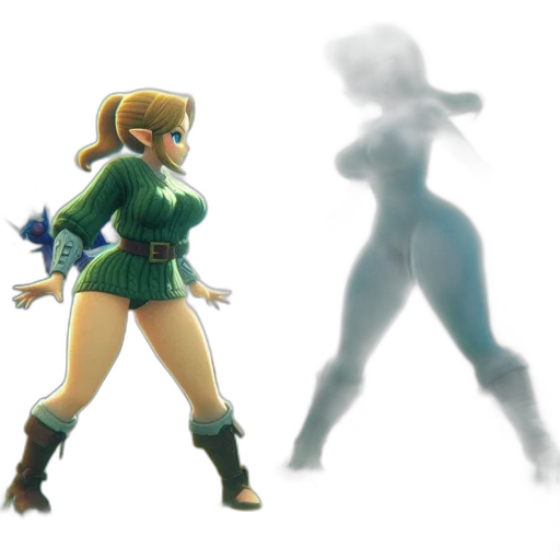 concept art, 3d render, pixel art, fantasy art transparent PNG cut-out