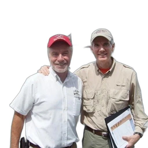 staff, hat, jacket, two transparent PNG cut-out