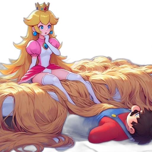 hair, crown, concept art, pixel art transparent PNG cut-out