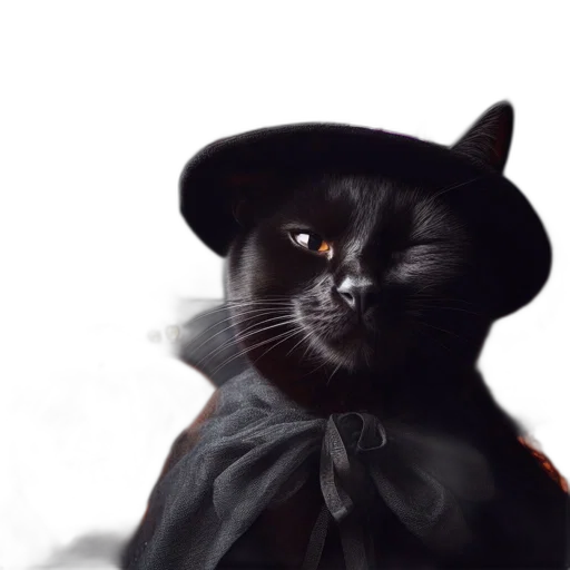 hat, animal, staff, face transparent PNG cut-out