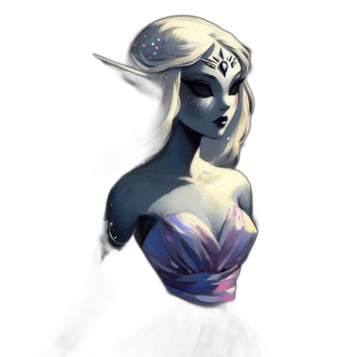dress, mask, crown, face transparent PNG cut-out