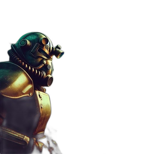 robot, mask, weapon, creature transparent PNG cut-out
