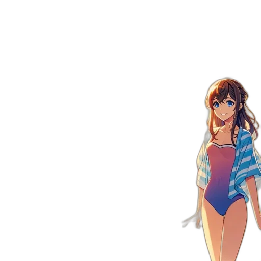 dress, anime, pixel art, cartoon transparent PNG cut-out