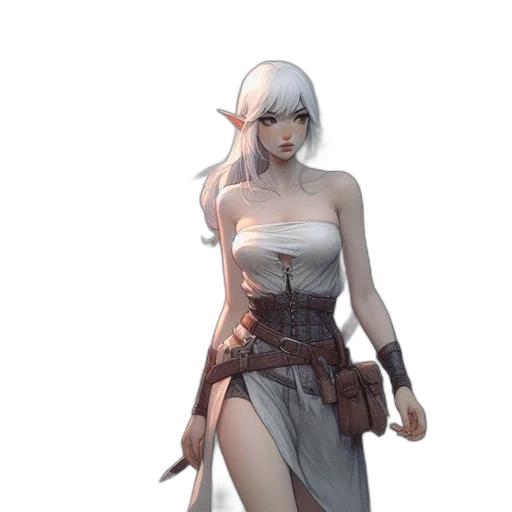 staff, weapon, dress, concept art transparent PNG cut-out