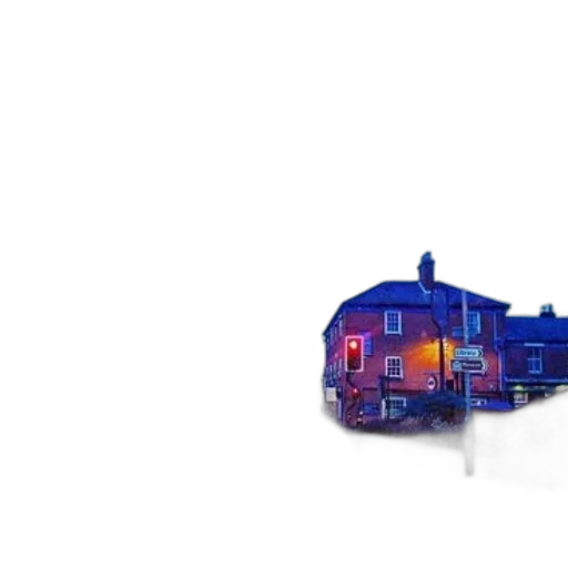 building, pixel art, concept art, car transparent PNG cut-out