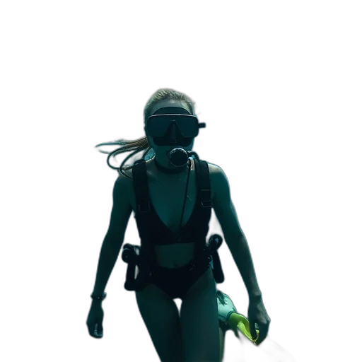 mask, robot, staff, creature transparent PNG cut-out